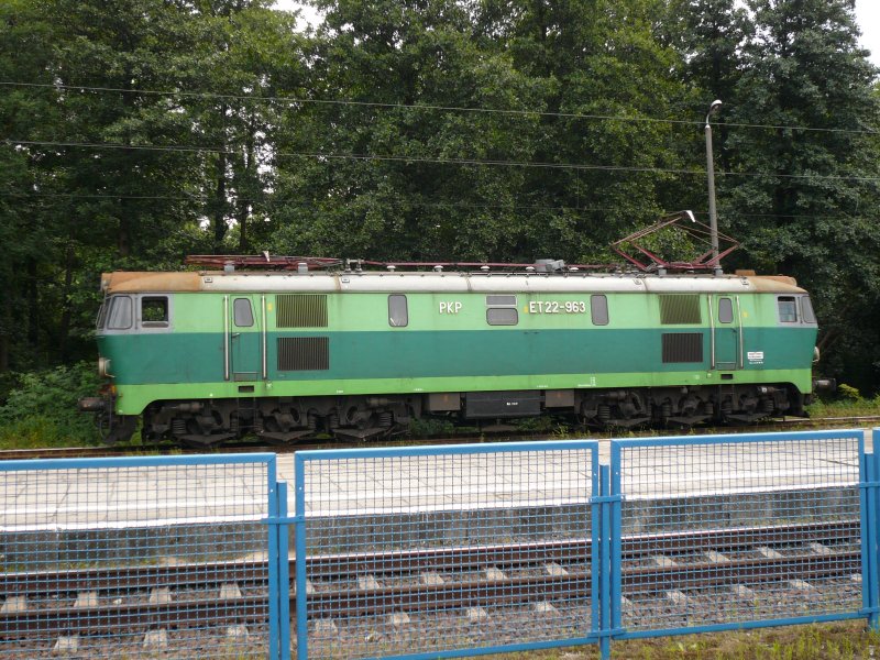 ET22 963 am 24.7.2007in Swinem�nde.  