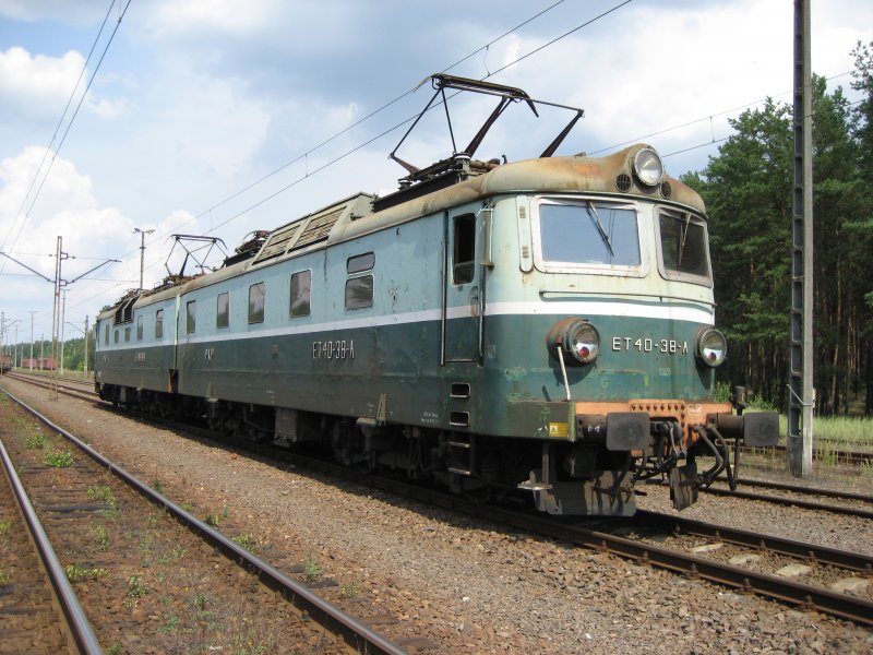 ET40-38 am 08.08.2007 in Bydgoszcz Emilianowo. 