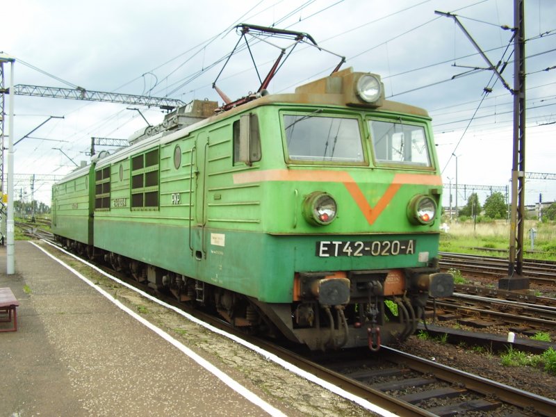 Eine ET42 im bahnhof Tarnowskie Gory! 