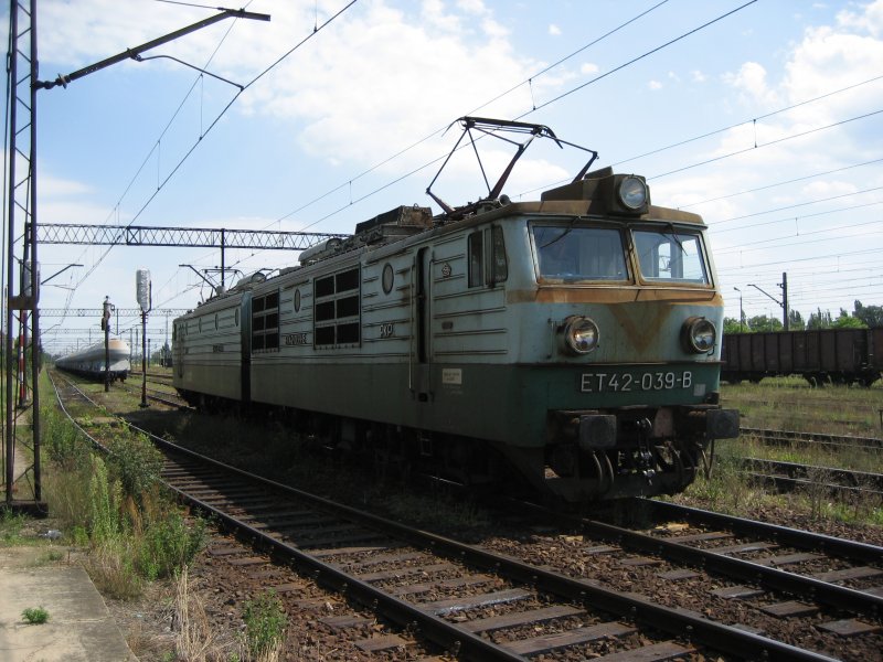 ET42-039-B am 19.07.2007 in Bydgoszcz Wschod Towarowa. 