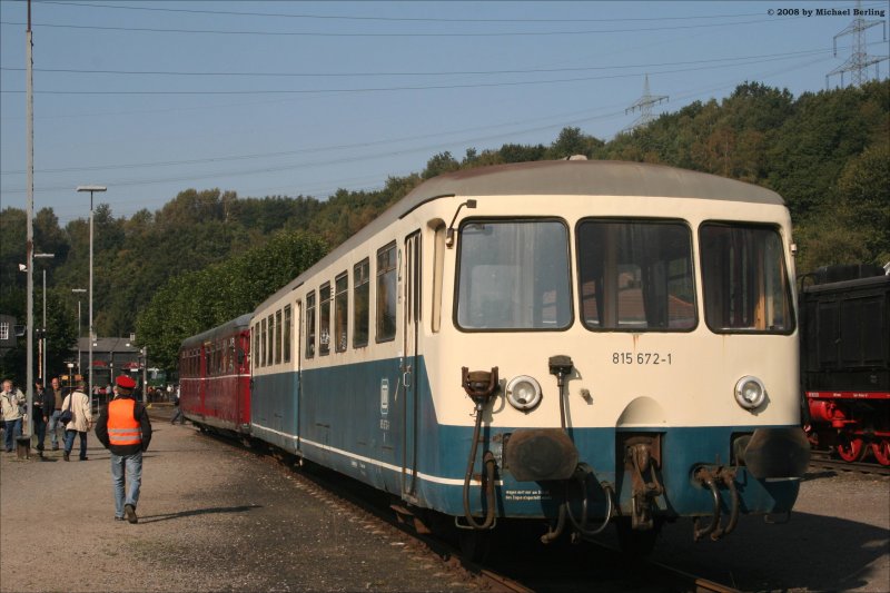815672-1 at the Railway Museum Bochum Dahlhausen. 20.9.08 (automatically translated,