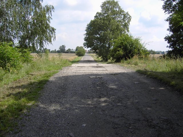 die ehemaligen Bahntrasse im Stadtgebiet Forst/Lausitz, mit Verbindungskurve Abg -