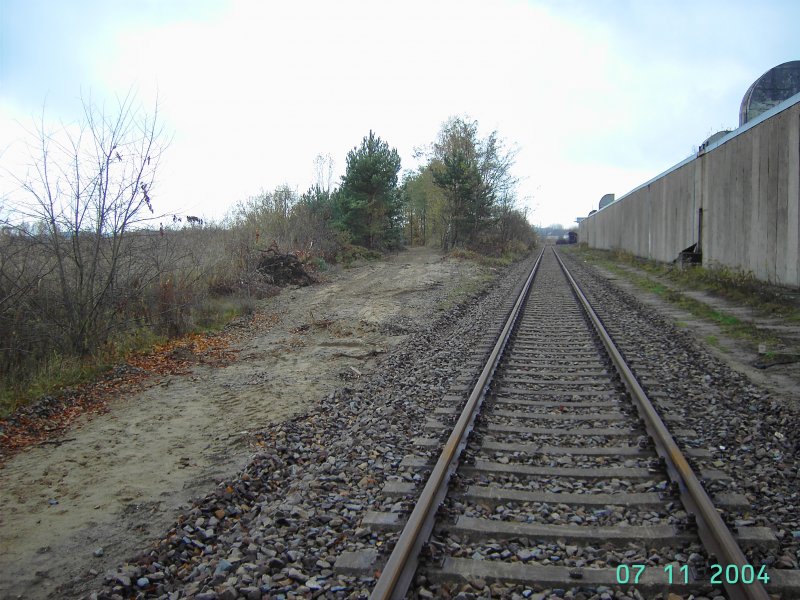 former strategic relationship curve Guben south, connecting track section Guben