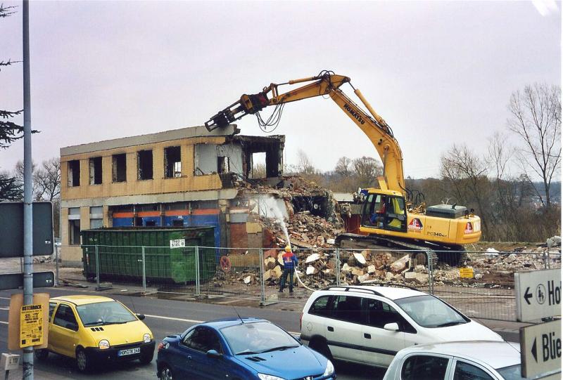Die Letzten Tage des Bahnhof Blieskastel. Montag den 21.3.05 die