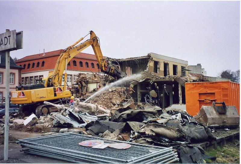 Die Letzten Tage des Bahnhof Blieskastel. Dienstag den 22.3.05 die