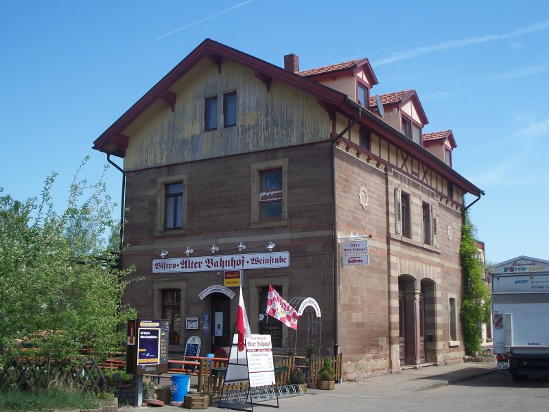 The station Vaihingen (Enz) North. Once there was also the