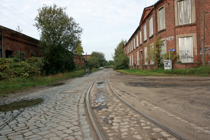 Gleisanlage in der Alsenstra�e, 03.10.09  