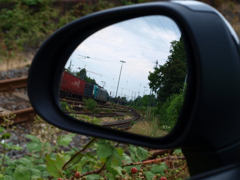 Die Ausfahrt des Aachener Westbahnhof richtung K�ln bzw Belgien durch