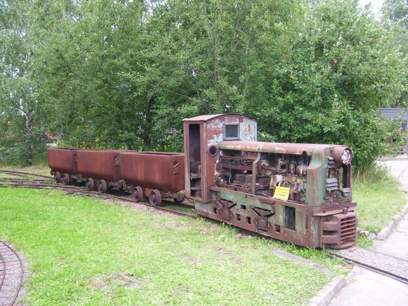 A Felbahndiesellok on 08/26/2008 in SEM-Chemnitz. (automatically translated, Powered by