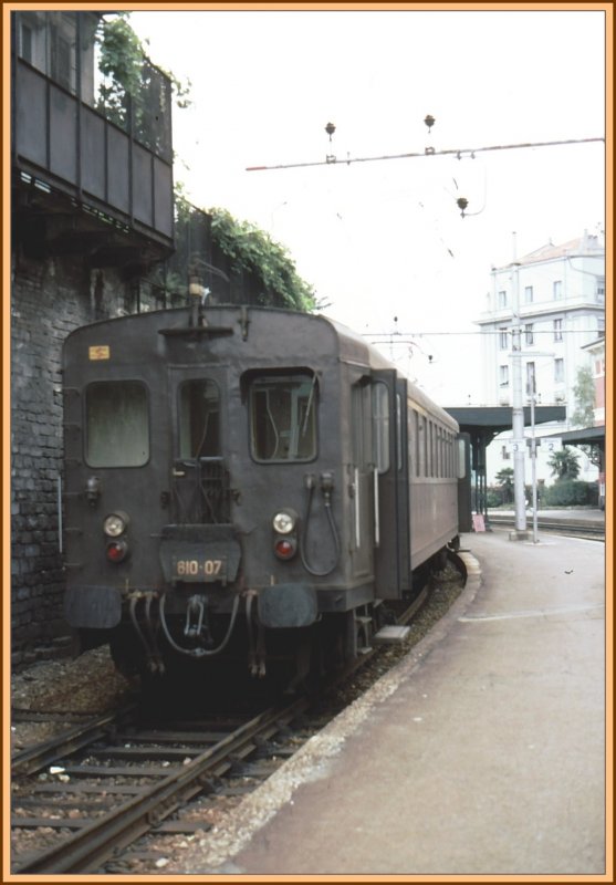 FNM ALe810-07 in Como Lago. (Archiv 10/81) 
