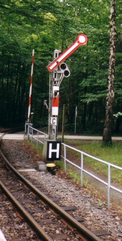 Dies ist ein Signal und eine Schranke bei der