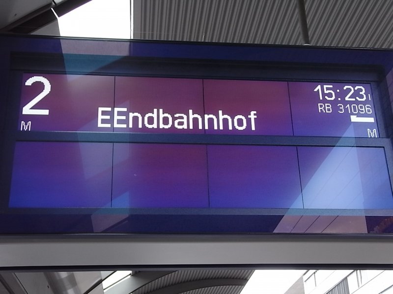Freiburg's main train station. Since I have found really something!