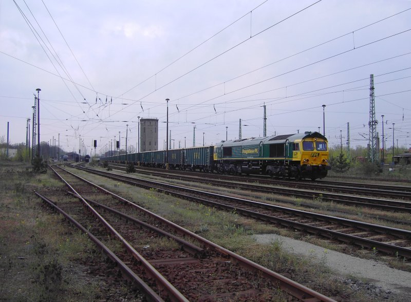 66002 am 25.04.2008 im DB Bahnhof Guben 