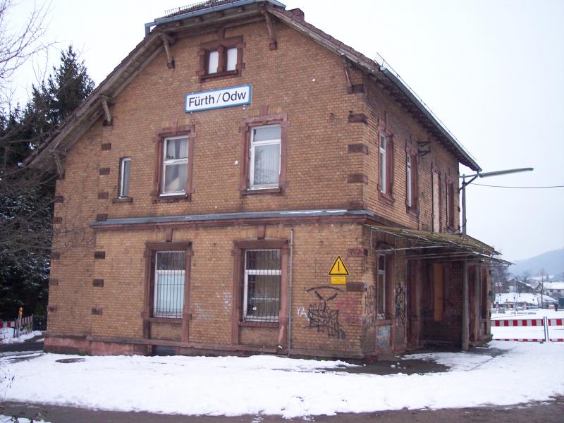 Am 19.2.2005 Bahnhof F�rth(Odw).  