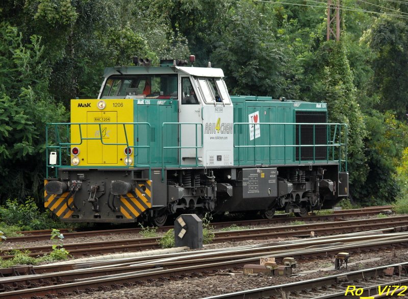 G 1206 der R4C (Rail4Chem) in Dsseldorf-Rath. 04.08.2008.
