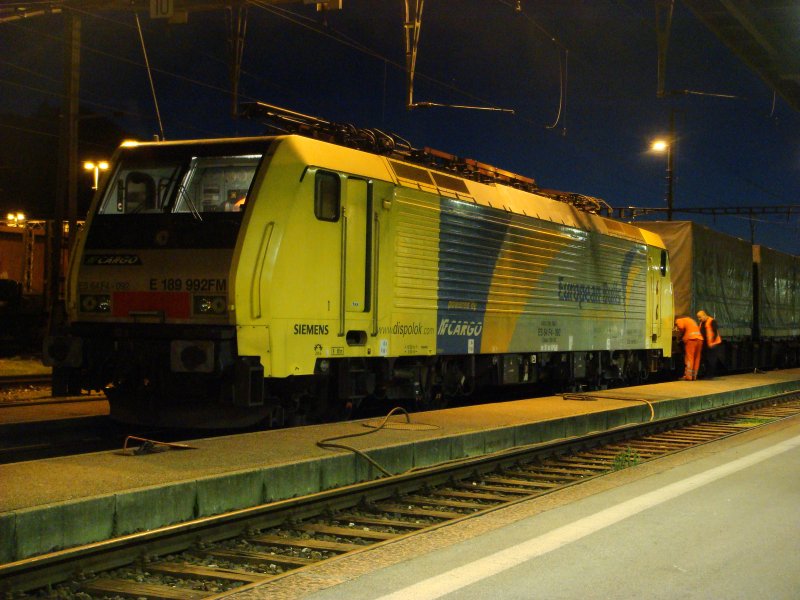 The defective E 189992-1 Taurusse in Chiasso.Das have no problem