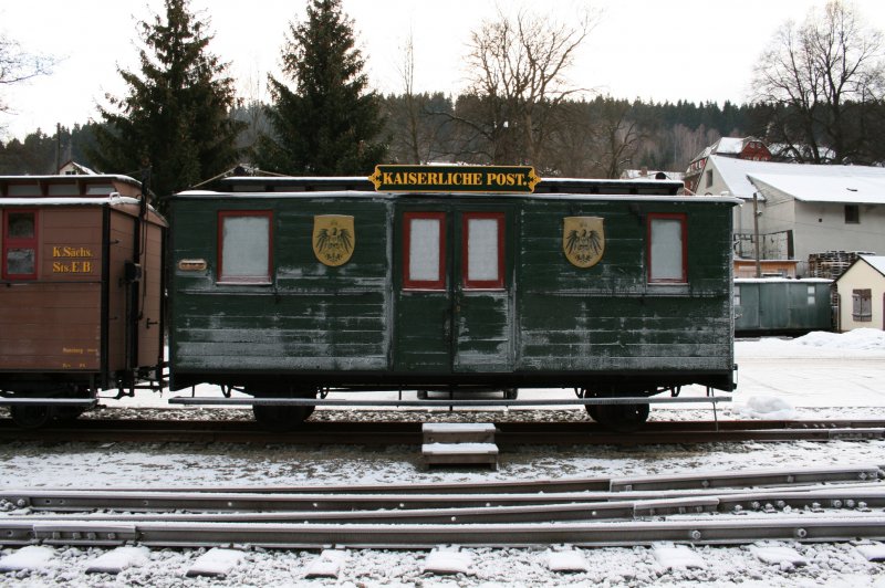 Dieser kaiserliche Postwagen von 1892 ist eines der vielen Ausstellungsst�cke