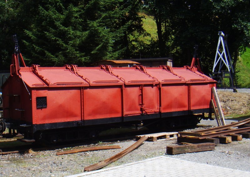 Klappdeckelwagen 97-27-04 (Gattung KKw), am 04.08.2008 