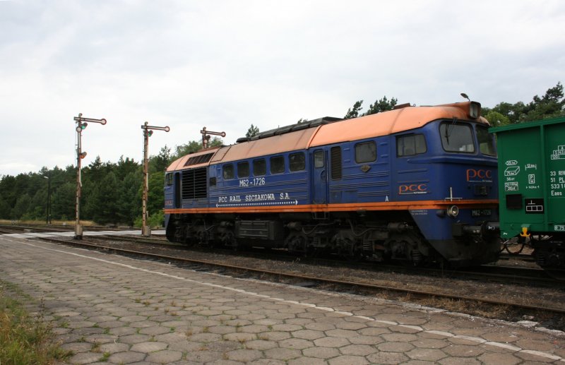 PCC M62-1726 am 07.07.2008 im PKP Bahnhof Gubin 