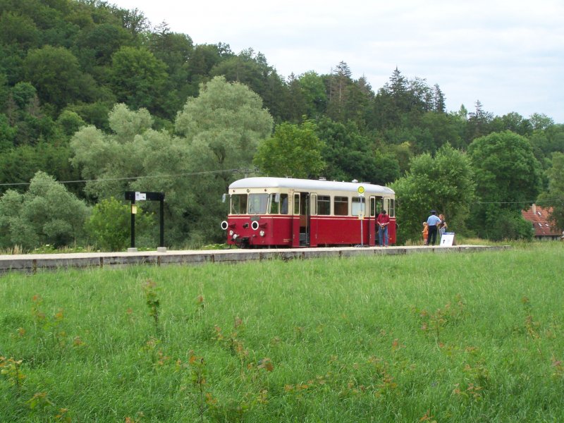 Railcar T33 of Härtsfled-Museums-Bahn HMB went on July 1, 2007