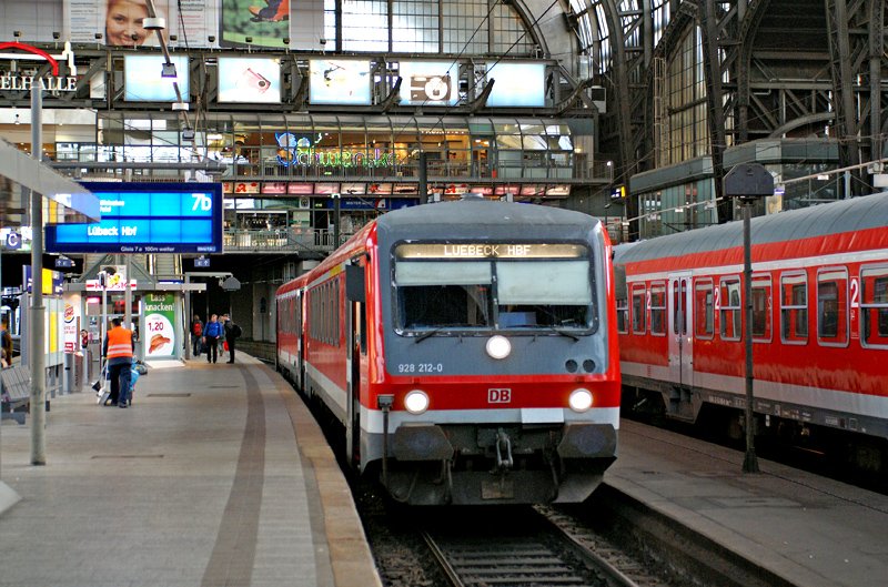 928 212-2 am 25.05 2008 als RE nach L�beck Hbf