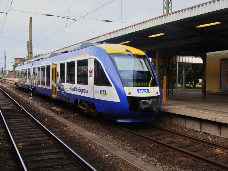 HEX VT 806 on 28.06.2009 in Magdeburg Hbf (automatically translated,