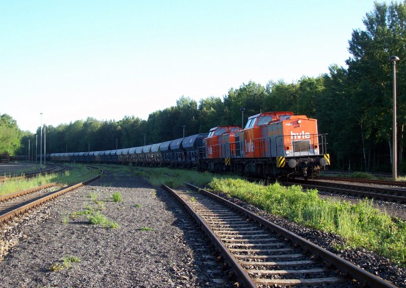 HVLE comes to loading after Cunnersdorf.13.05.09 (automatically translated, Powered by