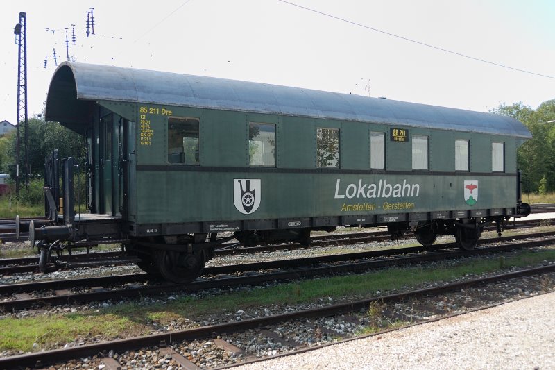 Ein weiterer Wagen (Dre 85 211) der Lokalbahn Amstetten -
