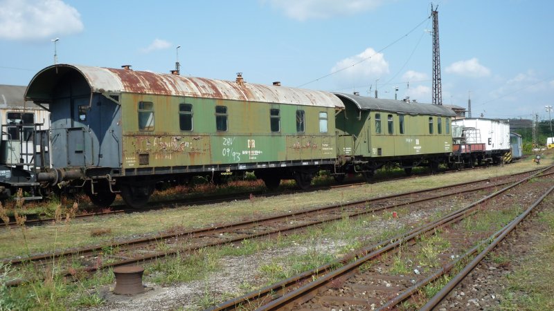 Lokschuppenfest am 05. Juli 2009 im Eisenbahnmuseum W�rzburg. Neben einem
