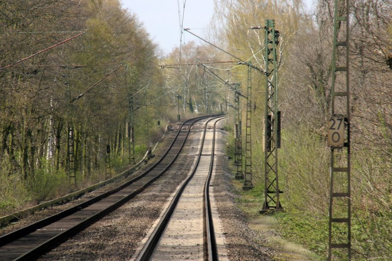 Streckenimpressionen zwischen Westerholt und OB-Osterfeld w�hrend der Ruhrgebietssonderfahrt am 12.04.2008