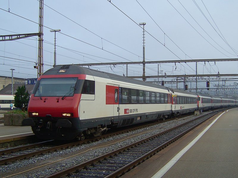 An IR on 29.08.2008 at the entrance in Olten. The