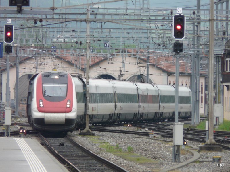 SBB - ICN Auguste Piccard bei der einfahrt in den