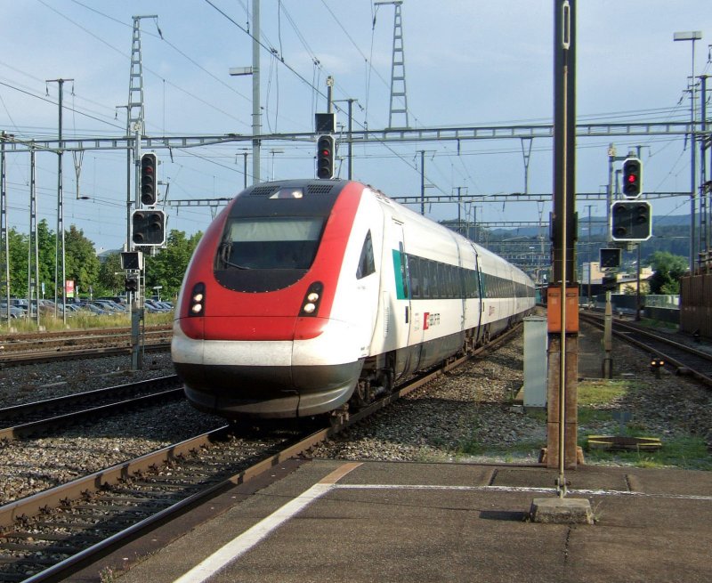 SBB: ICN RABDe 500 001 Jean Piaget durchf�hrt am 31.7.09