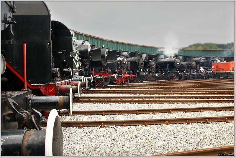 Impression vom Ampflwanger Dampflokfest das heuer im Oktober stattgefunden hat.
