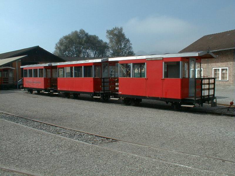 Internationale Rheinregulierung(IRR)Dienstbahn Personenwagen am 12.10.01