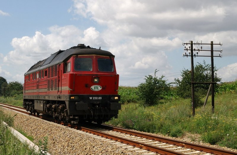 242 005 (W232.03) der ITL bei Petershagen (27.07.2007) 