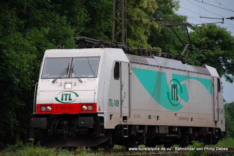 E186 149 (ITL) f�hrt am 25. Mai 2009 um 16:50
