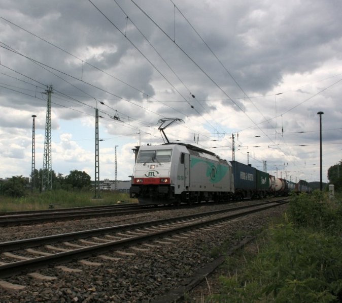 ITL 186 150 f�hrt per Umleitung �ber Bestensee -> Cottbus