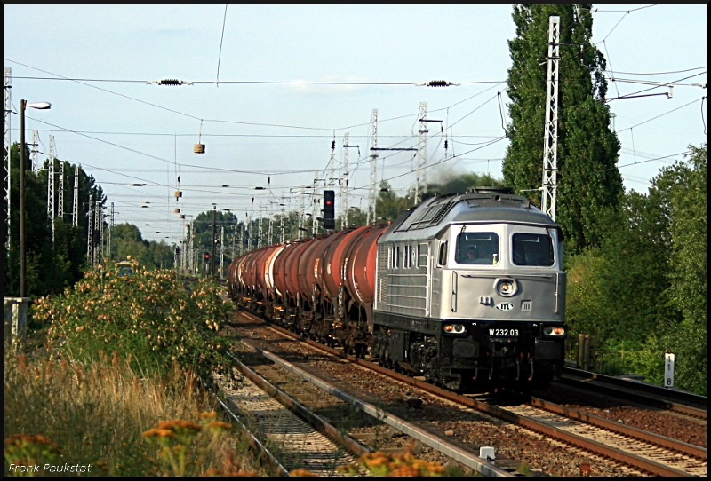 ITL W 232.03 mit Kesselzug (Berlin Karow, 29.07.2009)