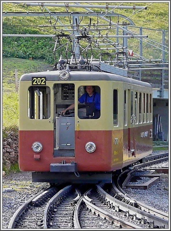 N� 202 der Jungfraubahn wird am 30.07.08 gebraucht und wird