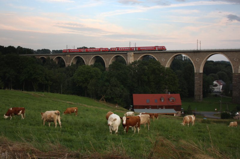 IRE 3096, Dresden-Hof, Frankenstein Viaduct, 21.08.09 (automatically translated, Powered by