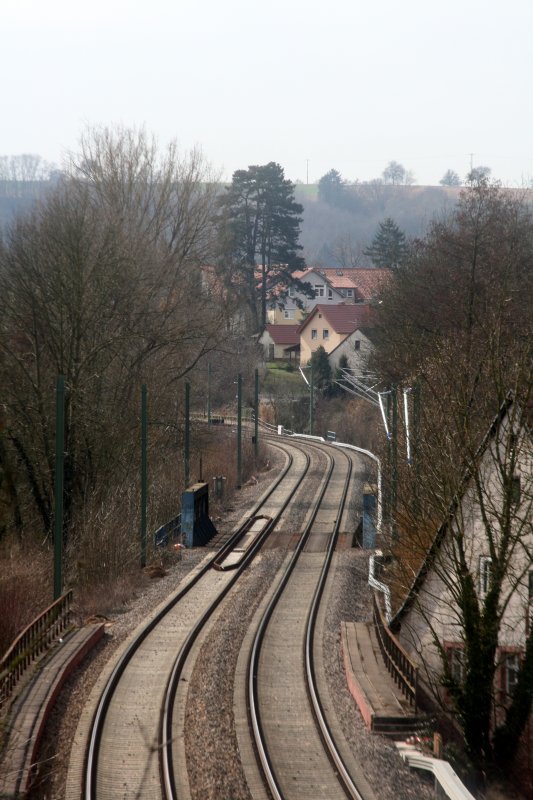Distance piece between Bammental and Reilsheim. On display are the