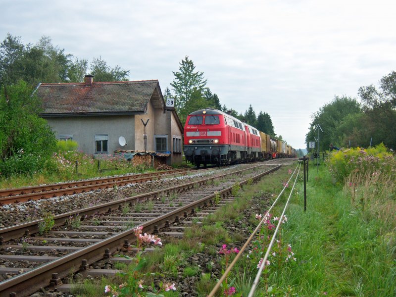 218 358 und eine weitere 218 haben am 20.8.08 die