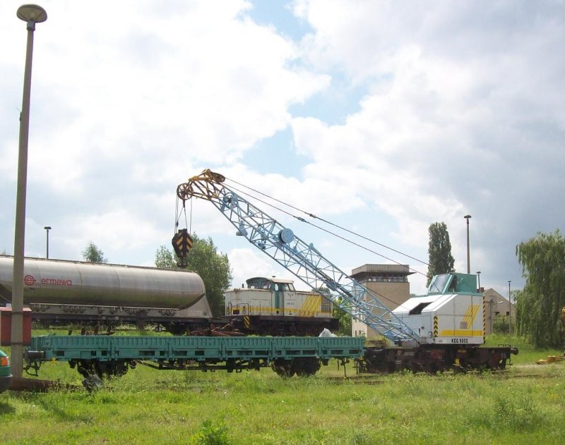 Crane rail 9802 of the former CSD and in the