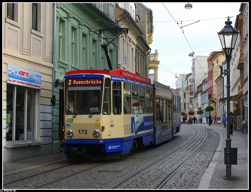 KTNf6 in der Innenstadt n�he der Jahrtausendbr�cke. 