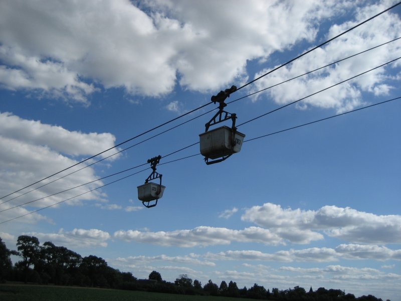 Die Zweiseilbahn in Janikowo - 04.08.2007. 
