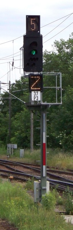 Ks-Signal im Bahnhof von K�nigs Wusterhausen, wo der Tf mit