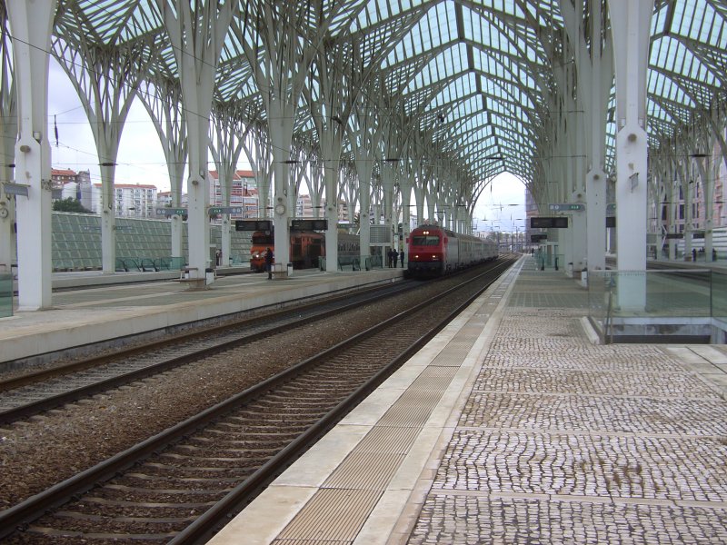 The Oriente station in Lisbon (Estação do Oriente), with its