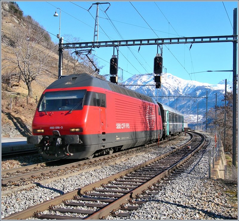 Eine Re 460 am L�tschberg, da h�tte ich vor einem