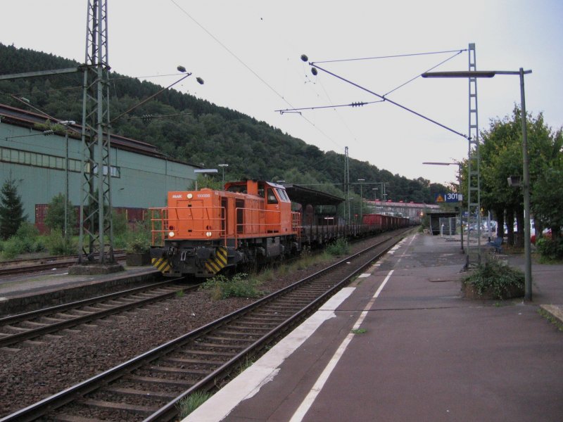 Lok 44 der Siegener Kreisbahn (KSW) am 02.09.08 in Niederschelden